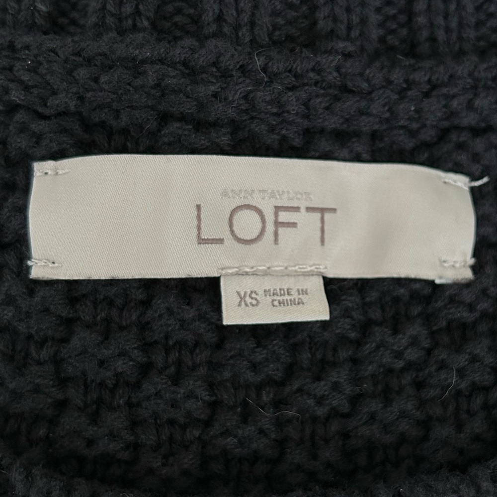 Ann Taylor Loft ~ Patchwork Two In One Sweater Ta… - image 4